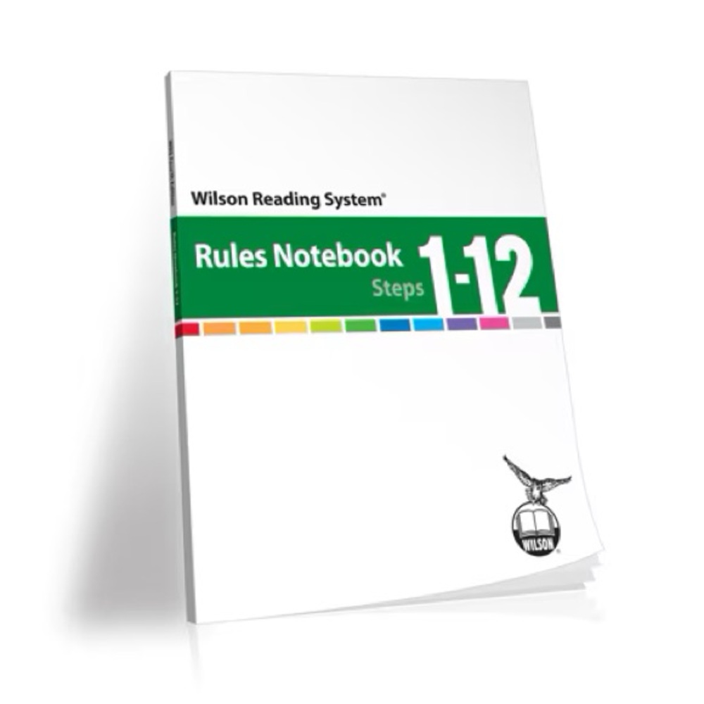Wilson Reading System Rules Notebook Steps 1-12
